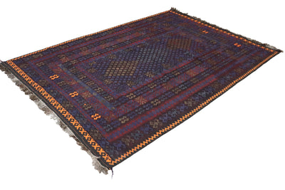 295x205 cm vintage orient handgewebte Teppich Afghan Kohistan Nomaden kelim kilim No:483 Teppiche Orientsbazar   