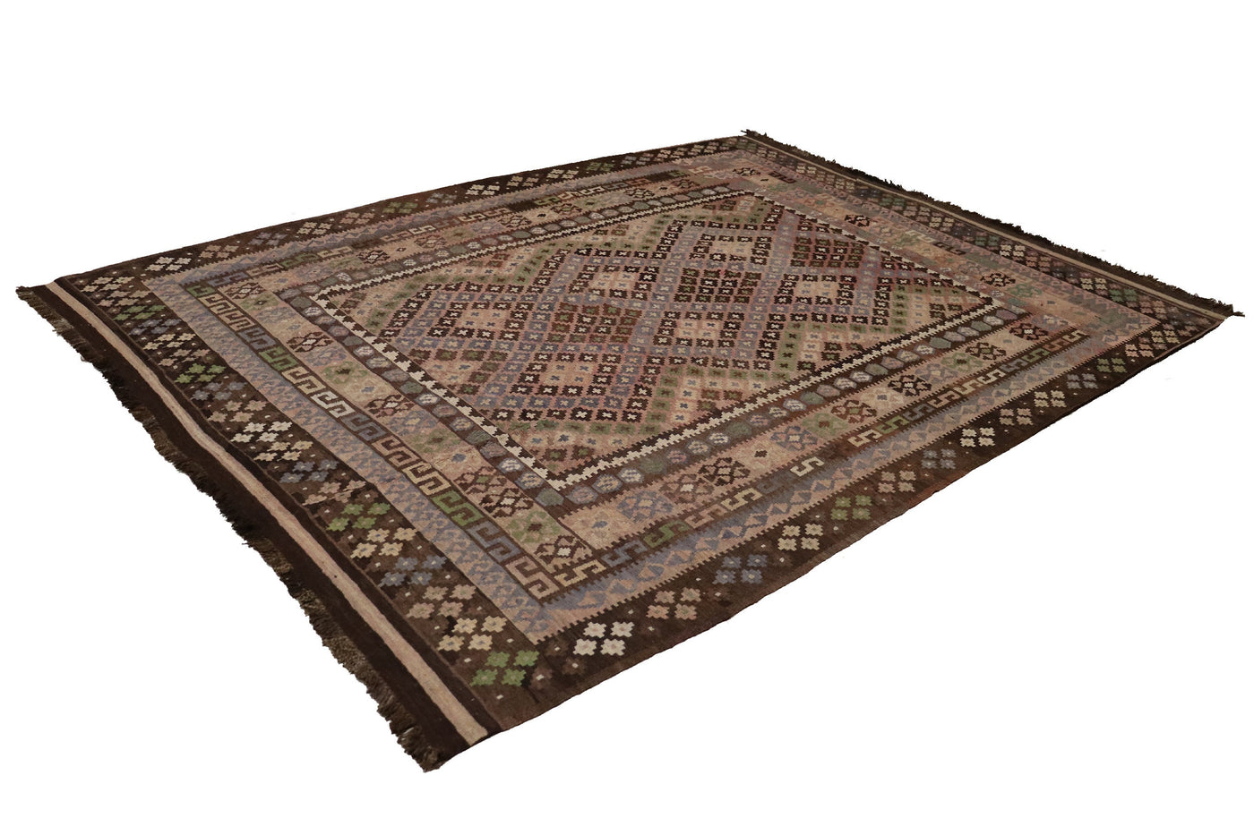295x215 cm orient handgewebte Teppich Afghan Uzbek Nomaden Planzenfarbe kelim kilim No:238 Teppiche Orientsbazar   