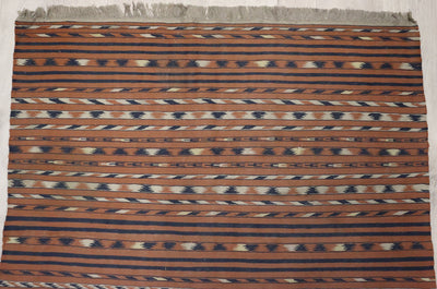 230x118 cm vintage handgewebte orient  Turkmen Teppich Nomaden Afghan kelim No:2 Teppiche Orientsbazar   