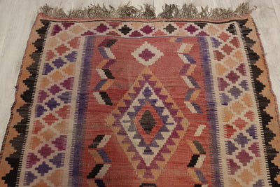 230x140 cm vintage handgewebte orient kazak Teppich Nomaden kaukasische kelim  No: 22A Teppiche Orientsbazar   