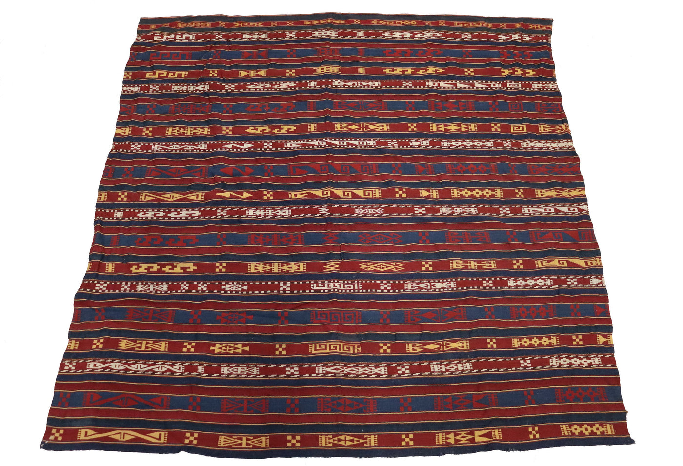 170x170 cm antike handgewebte orient  Usbekische Teppich Nomaden Afghan Jejim kelim  No: 22B Teppiche Orientsbazar   
