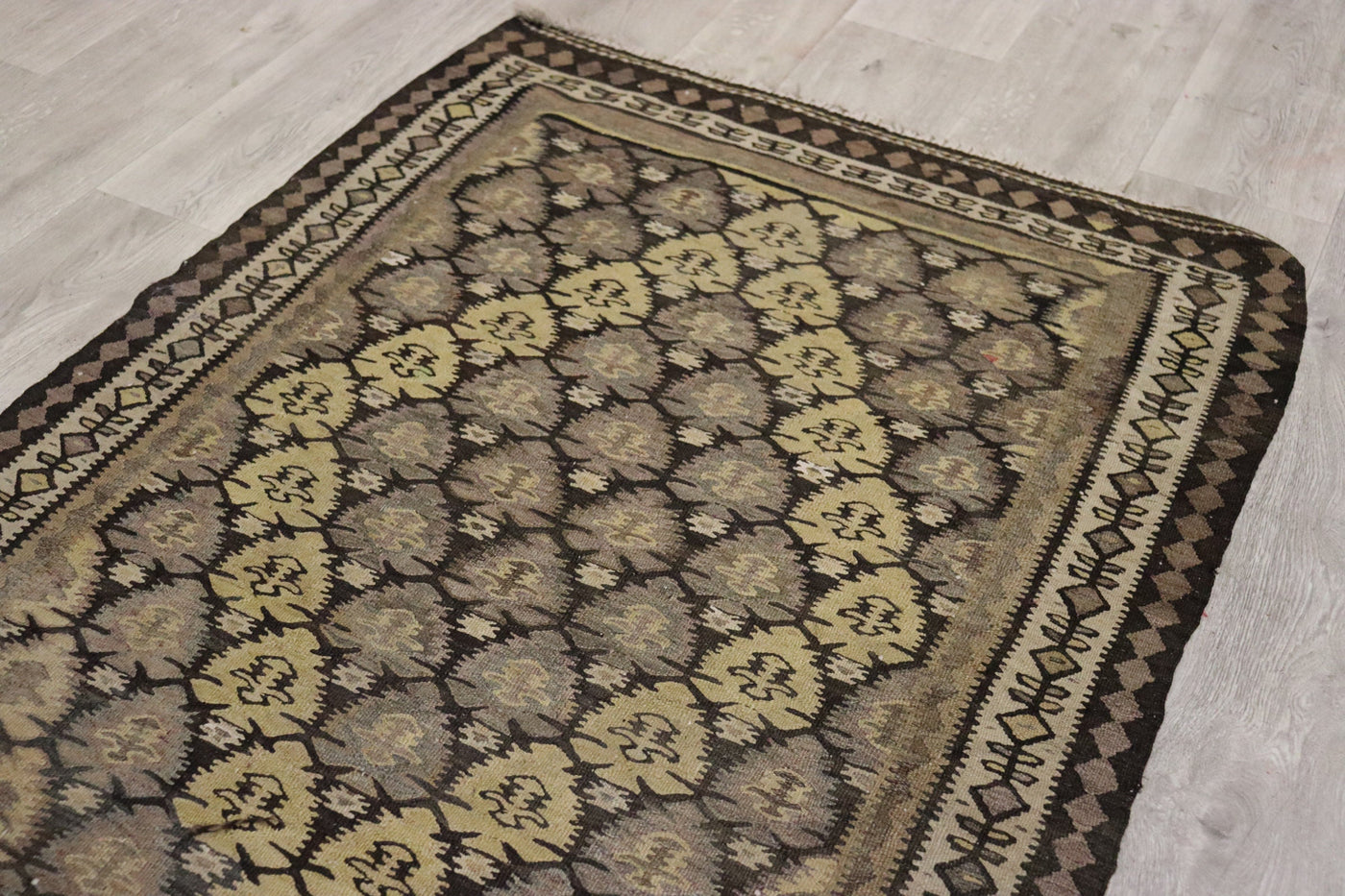 250x100  cm antike handgewebte orient  kazak Teppich Nomaden kaukasische kelim sarand No:833 Teppiche Orientsbazar   