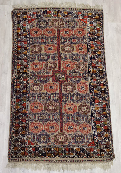 210x120 cm Antik orient handgewebte Teppich Nomaden Balouch sumakh kelim afghan Beloch Flur Läufer kilim Nr- 389 Teppiche Orientsbazar   