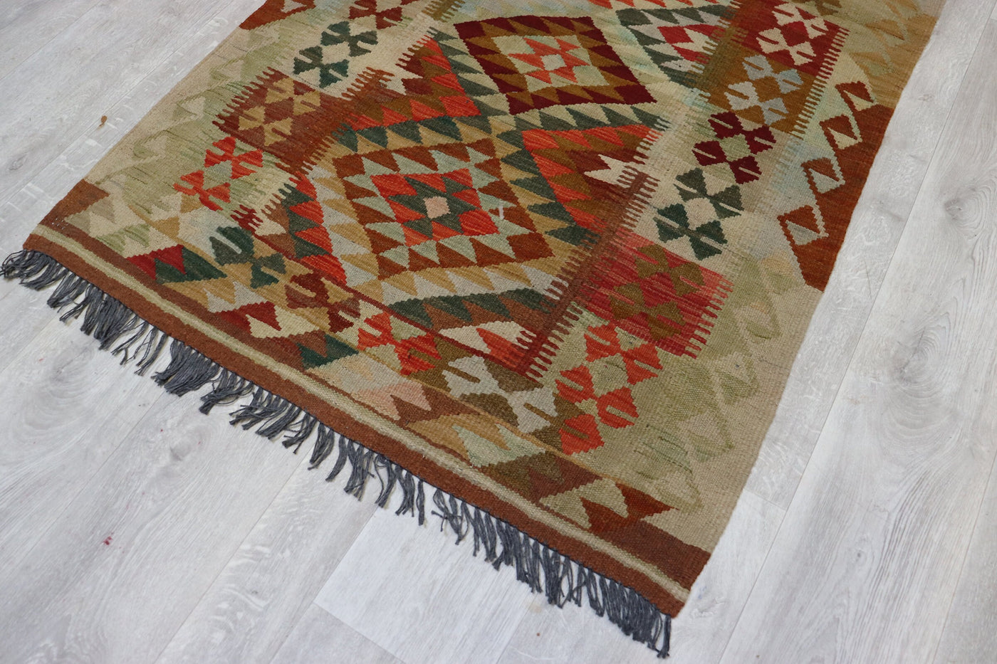 195x98 cm handgewebte nomaden orientt Planzenfarbe Kelim aus Afghanistan chobi Nr: 31 Teppiche Orientsbazar   