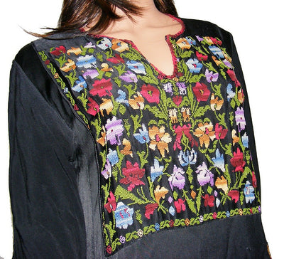 Orient Beduin Palästina frauen Kleid Palestinian hand bestickte kostüm Nr-1  Orientsbazar   