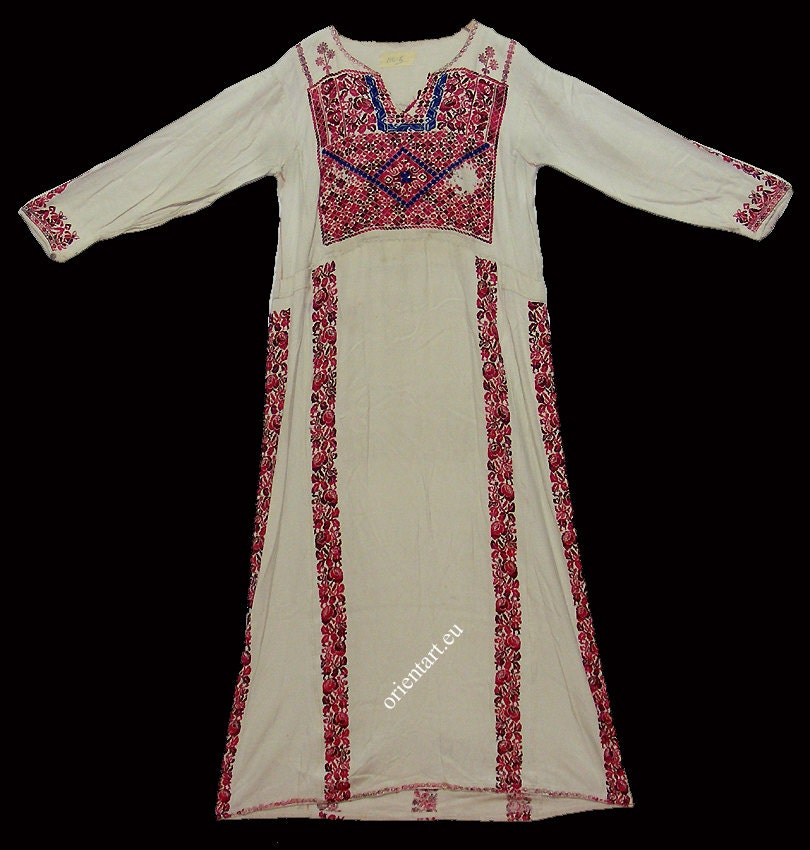 Orient Beduin Palästina frauen Kleid Palestinian hand bestickte kostüm Nr-6  Orientsbazar   