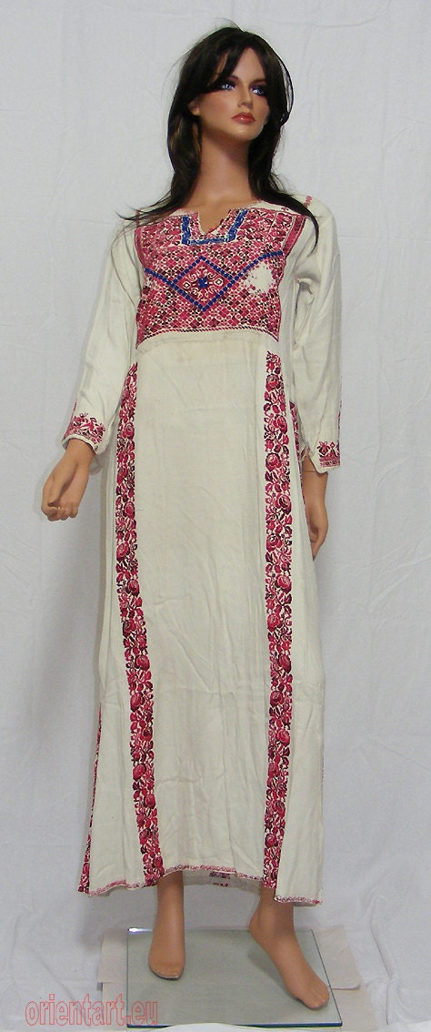 Orient Beduin Palästina frauen Kleid Palestinian hand bestickte kostüm Nr-6  Orientsbazar   