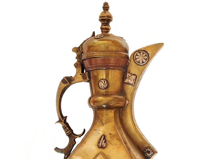 Antik orient Messing Teekanne Kanne um 19 J.h.Bukhara teapot Nr:5  Orientsbazar   