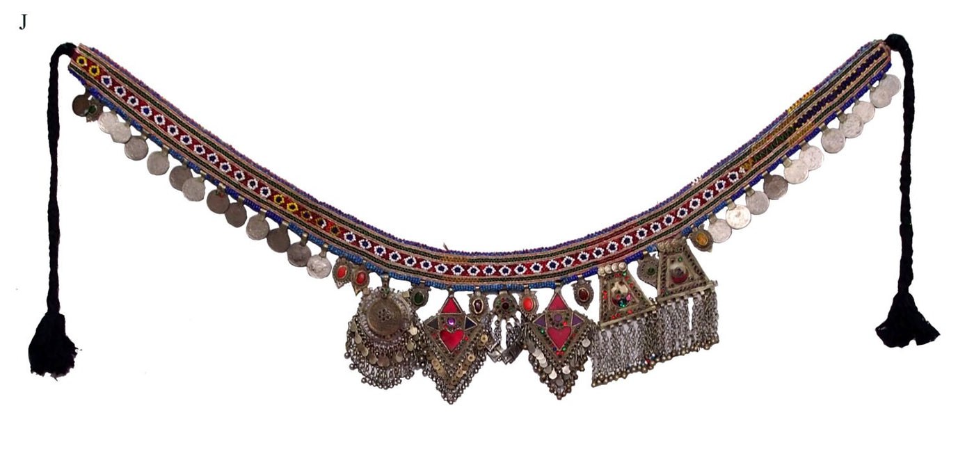 antik tibetische Afghan Nomaden tribaldance bellydance Gürtel kette  Nr-G halsketten Orientsbazar   