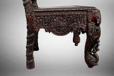 Antike Anglo - Indische Stühle 19. Jahrhundert Stühle Orientbazar   
