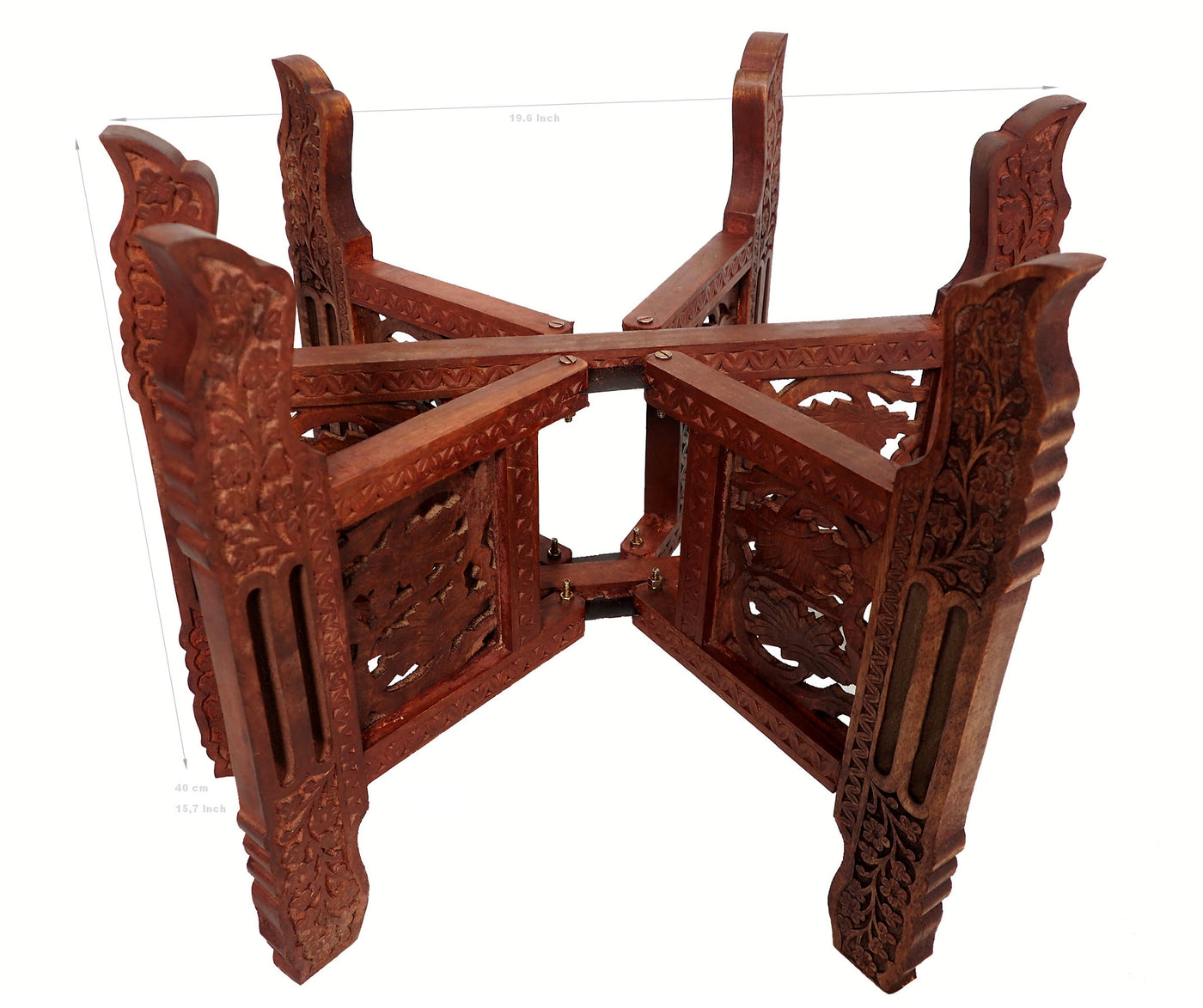 Orientalisches Holz Tischgestell Tische Orientbazar 50cm  