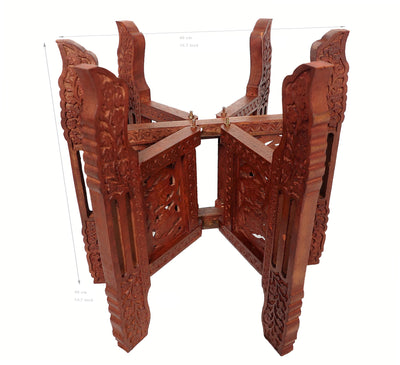 Orientalisches Holz Tischgestell Tische Orientbazar 40cm  